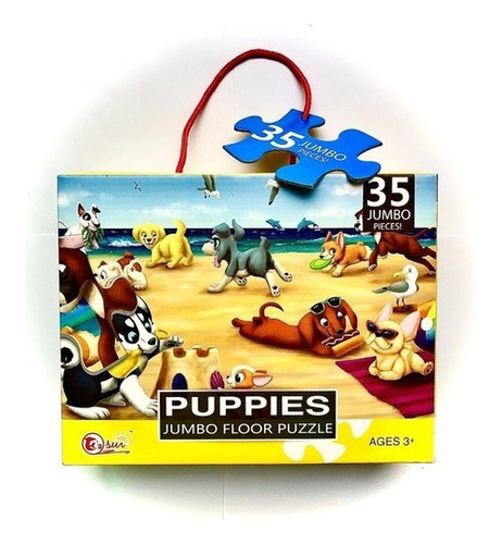 Rompecabezas Perritos Puzzle Didactico Infantil 35 Piezas