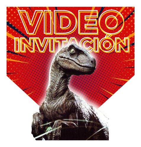 Invitación Digital Jurassic World - En Video -la Mejor Lejos