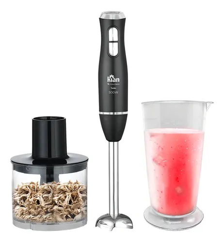Mixer 2 em 1 Turbo 500W 2 Velocidades Preto