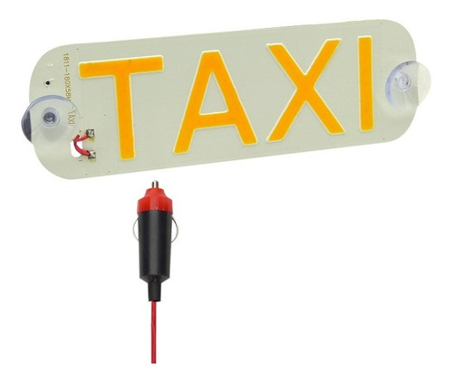 Letrero Taxi Led Cob 12v Para Parabrisas Boleta O Factura
