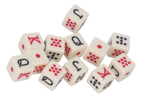 Juego De Dados Con Alfabeto Acrílico, 12 Piezas, Juguetes Po