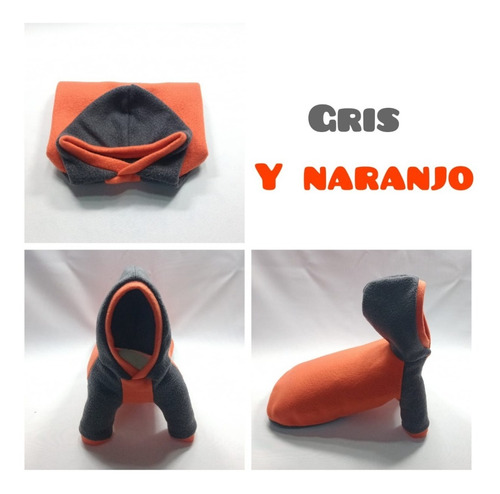 Imagen 6 de 7 de Buzo De Polar Con Mangas Y Capucha Para Bulldog