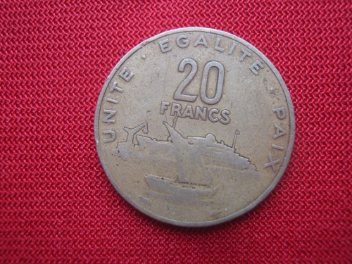 Yibuti 20 Francos 1986