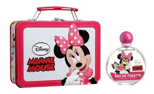 Perfume Disney Minnie 100ml En Valija De Metal