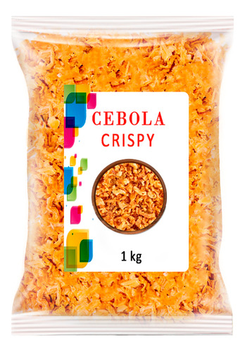 Cebola Crispy Crocante 1kg Premium Hamburguer Salada Tempero