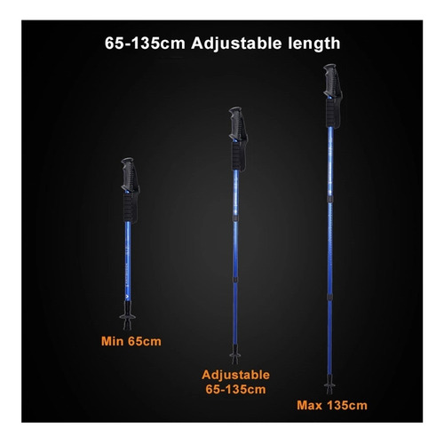 Imagen 3 de 10 de X2 Baston Trekking Bastones De Trekking Baston De Trekking
