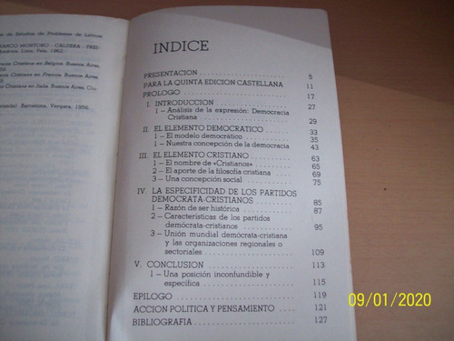 Rafael Caldera. Especificidad Democracia Cristiana, 1977 (Usado)