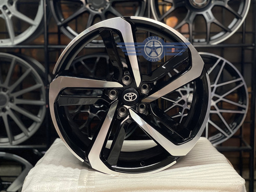 4 Rines 19 Deportivos 5-114.3 Toyota Crv Honda Civic Accord Black Machine Face