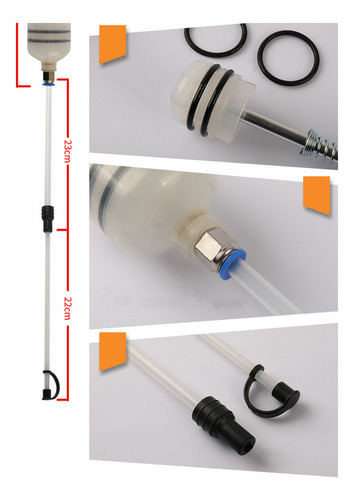 Jeringa Extractora Manual De Fluidos Automáticos De 500 Ml
