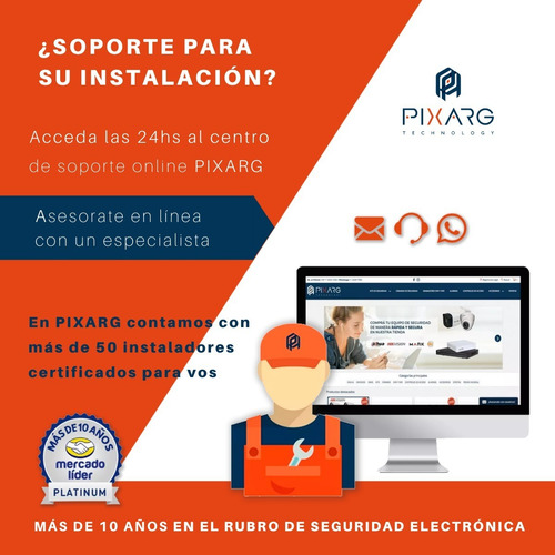 Kit Seguridad Camara Infrarroja Listo P/ Conectar A Tv O Dvr
