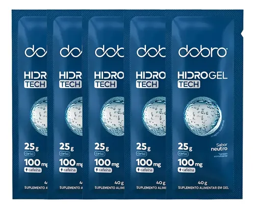 Dobro Hidro Gel Tech Kit 5 Unidades Sabor Com Cafeína