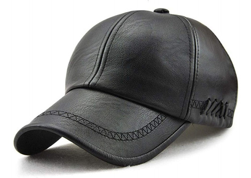 Plain Baseball Cap, Men Adjustable Structured Pu Classic Bas