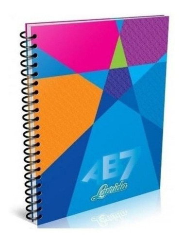 Cuaderno A4 Laprida 21x27 Ab7 100 Hojas T/ Dura Espiral X 2 