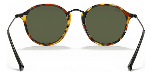 Lentes De Sol Rayban Round Fleck Rb2447 Espejo Negro Azul Negro Negro
