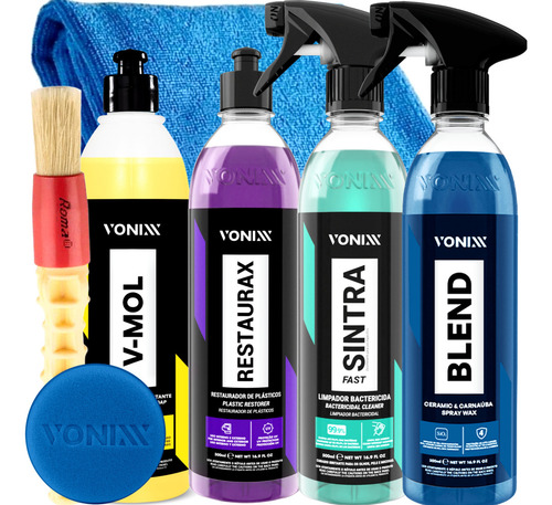 V-mol Vonixx Shampoo Lavagem Cera Blend Sintra Restaurax