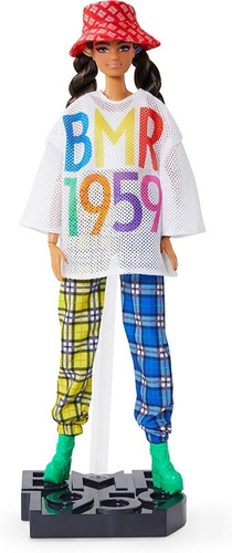 Barbie Bmr1959 Morena Tranças Chapéu Linha 2020 Articulado