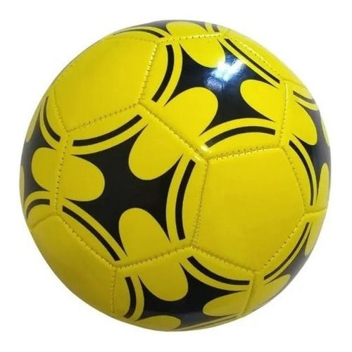 Imagen 5 de 8 de Pelota Futbol Simil Cuero Cocida Sintético Inflada