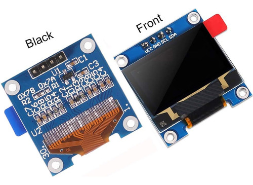 Dorhea 6pcs 0.96 Módulo Oled Módulo X64 Pixel Lcd Whit