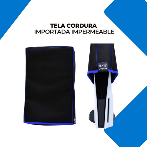 Imagen 6 de 8 de Kit 1 Funda Consola Vertical Ps5/play5 + 1 Funda Joystick