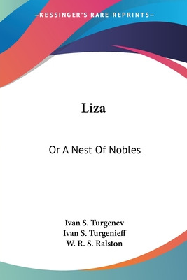 Libro Liza: Or A Nest Of Nobles - Turgenev, Ivan S.