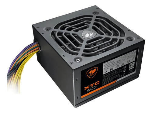 Fuente Cougar Xtc600 600w Cert 80 Plus White Color Negro