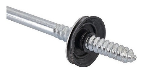 Imagem 3 de 7 de 100 Parafusos Telha Brasilit Jomarca 11cm Kit Vedação Nf-e
