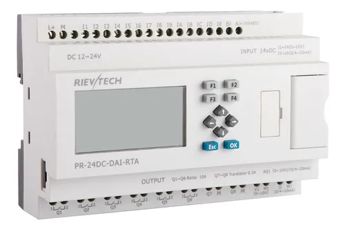 comprar Plc Controlador Logico Programable 24v 14e 10s Rele Rievtech