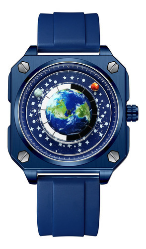 Relojes De Cuarzo Impermeables Binbond Fashion Color Del Bisel Azul