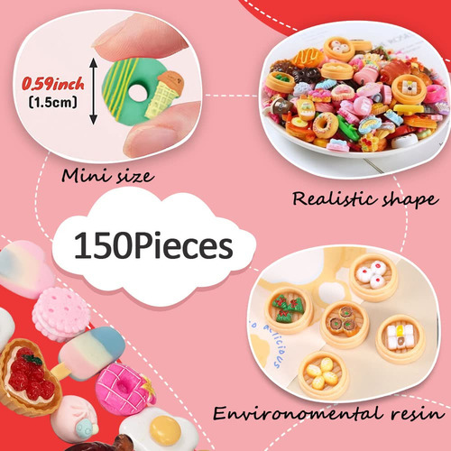 Mt 150 Garrafas De Comida Em Miniatura, Latas De