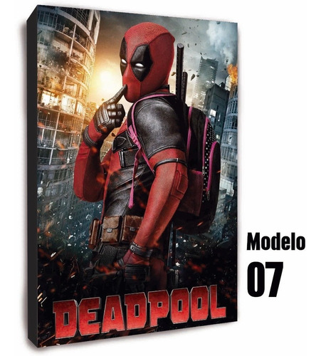 Cuadro De Pelicula Deadpool Para Decorar Y Regalar