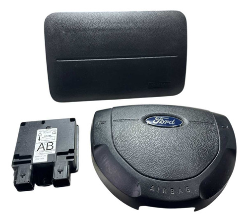 Kit Airbag Ford Ecosport Fiesta 2008 A 2012 Preto