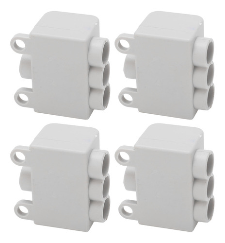Terminal De Cableado Blanco, Conector De Cable Rápido De 4 P