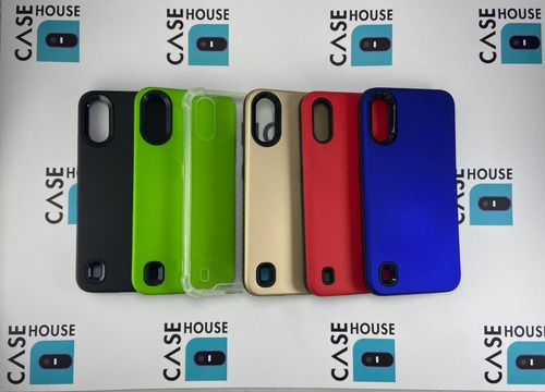 Imagen 2 de 4 de Funda Protector Samsung Galaxy A01 Reforzado
