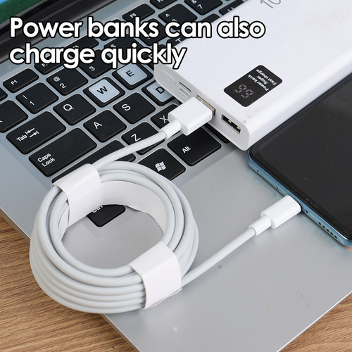 Cable De Carga Usb C De Alta Velocidad De 35 A, 2 M Extra La