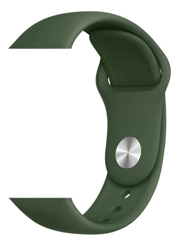 Pulseira Sport Compatível Com Smartwatch Ultra Max Bw25 Cor Verde Bandeira