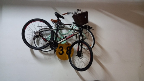 Imagen 9 de 10 de Soporte De 2 Bicicletas Modelo Fijo Marca Tato