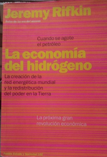 La Economía Del Hidrógeno Jeremy Rifkin