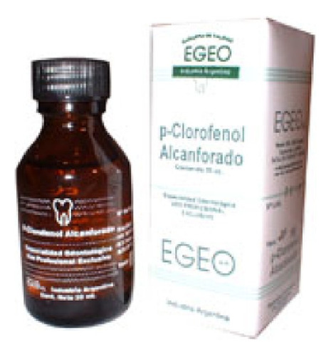 Paraclorofenol Alcanforado Gotero 20ml Egeo Odontología 