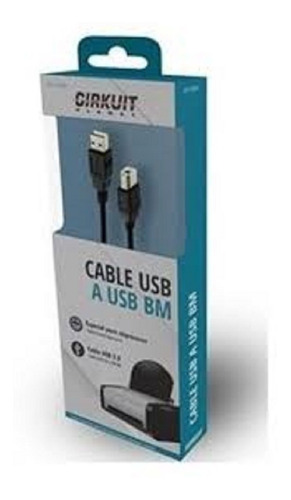 Cable Impresora Usb A Usb Bm 1.5 Mts 2.0 Cirkuit Planet