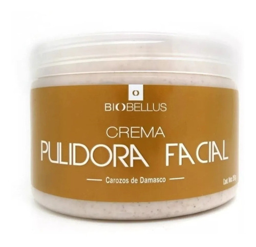 Crema Pulidora Facial X 250 Ml Carozo Damasco - Biobellus