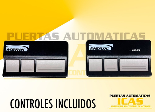 Imagen 3 de 3 de Motor Merik 7511w Para Porton Electrico Con Batería