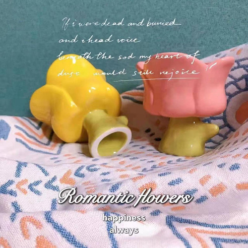 Tazas De , Copas De Sundae De Tipo De Rosa Amarilla