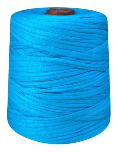 Kit Com 4 Fio De Malha Para Crochê Artesanato Colorido 1 Kg Cor Azul-turquesa