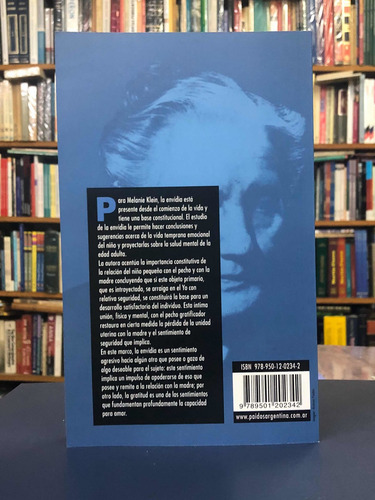 Imagen 3 de 3 de Envidia Y Gratitud - Melanie Klein - Paidós