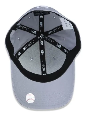 Boné New Era 39thirty Mlb Los Angeles Dodgers Cinza Fechado