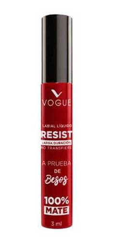 Labial Liquido  Resist Poderosa X3ml Vogue