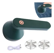 Comprar Shangjia Afeitadora De Pelusas, Quitapelusas Electrico, Quita Pelusas Para Ropa Con 3 Cuchillas, Usb Rápido Quita Bolas De La Ropa Recargable Maquina Quitar Bolitas Ropa Quitapelusas