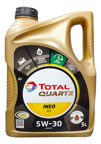 Aceite Total Quartz Ineo Mc3 5w30 (dpf) 5 Litros // Ecban