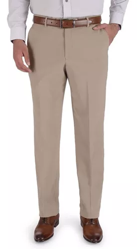Pantalones De Vestir Hombre Formal Slim Color Sólido
