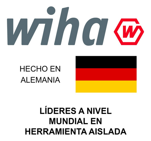 Jgo 5 Htas Aisladas A 1,000v 3 Desarm. Y 2 Pinzas Wiha 32872